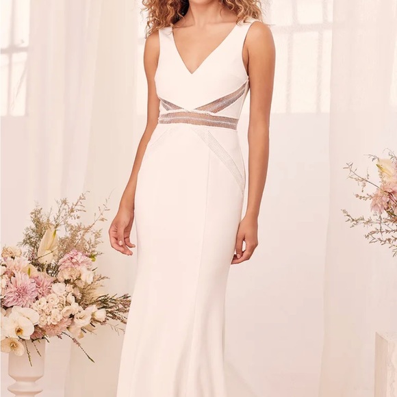 Long white dress - Picture 4 of 4